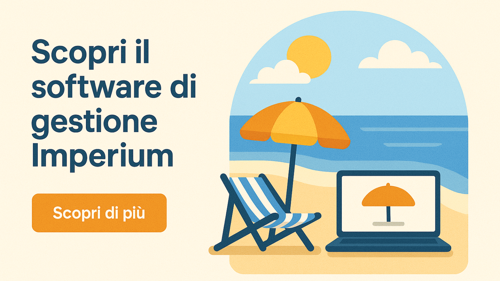CTA Imperium app per spiagge e lidi balneari: gestione ombrelloni, ordini QR e credito RFID