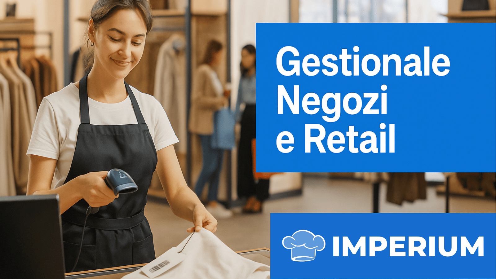 Gestionale negozi e retail Imperium: POS con barcode, taglie/colore e magazzino