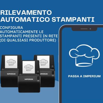 imperium rileva automaticamente le stampanti