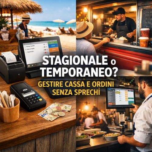 stagionale cassa e ordini