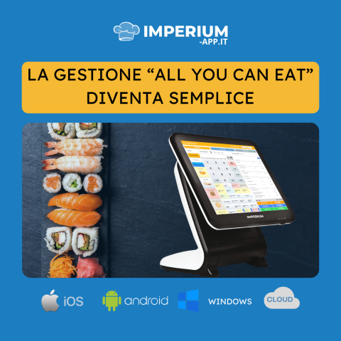 All you can eat menu turistico imperium