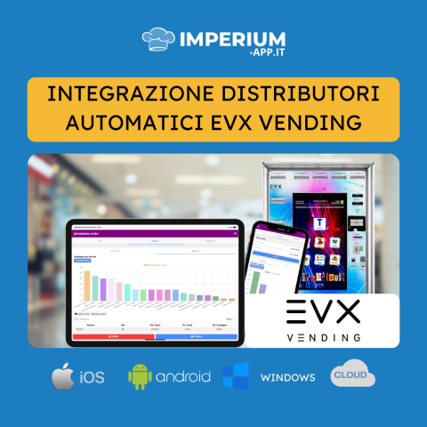 Imperium e distributori automatici EVX vending