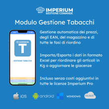 Imperium modulo gestione tabacchi