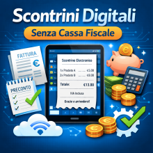 Scontrini senza cassa fiscale